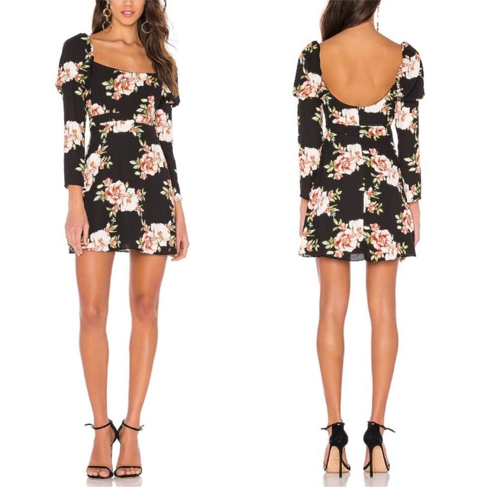Likely Tara Floral Puff Sleeve Dress SEE MEASUREMENTS